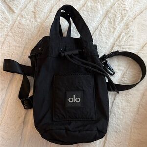 Alo Black Crossbody Sling Bag